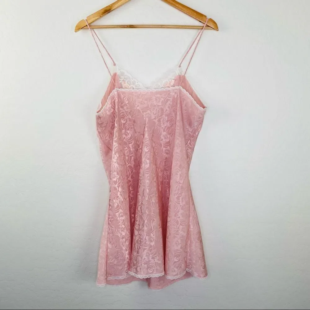 Vintage pink shirt nightie size medium - Picture 3 of 4